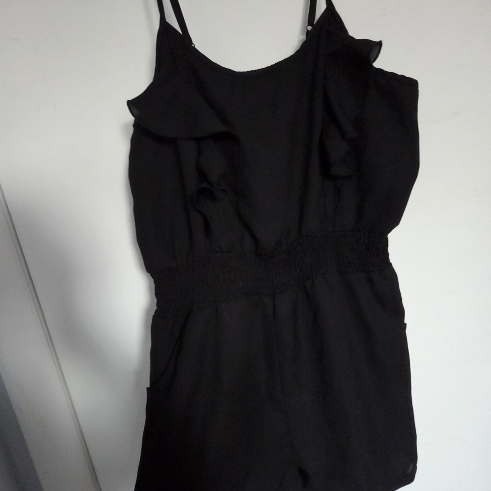 Elegant Black Women's Romper